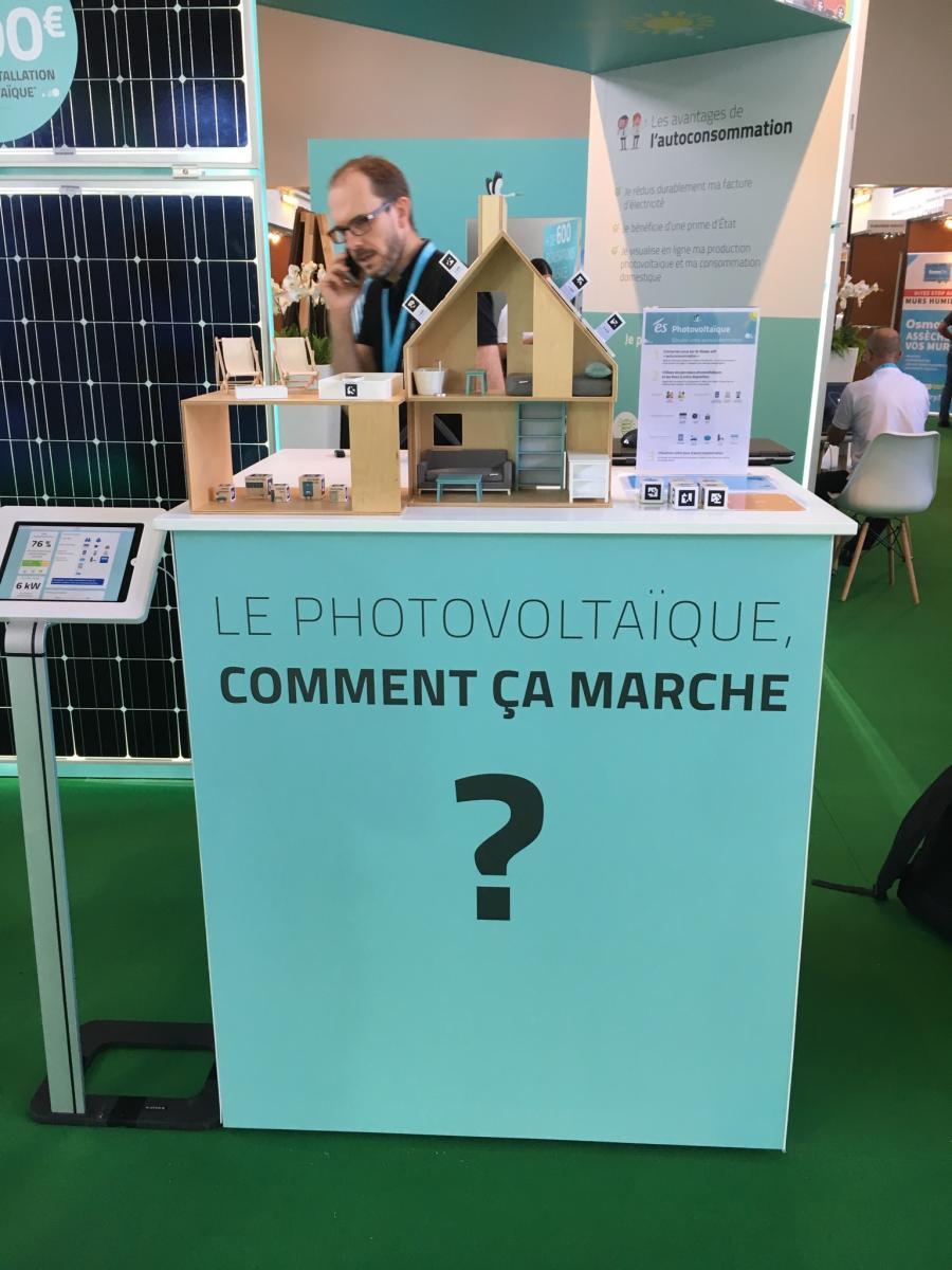 Interface tangible pour contrôler une simulation énergétique